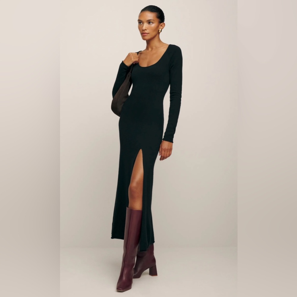 Reformation Jennita Cashmere midi-dress NWT Size M.